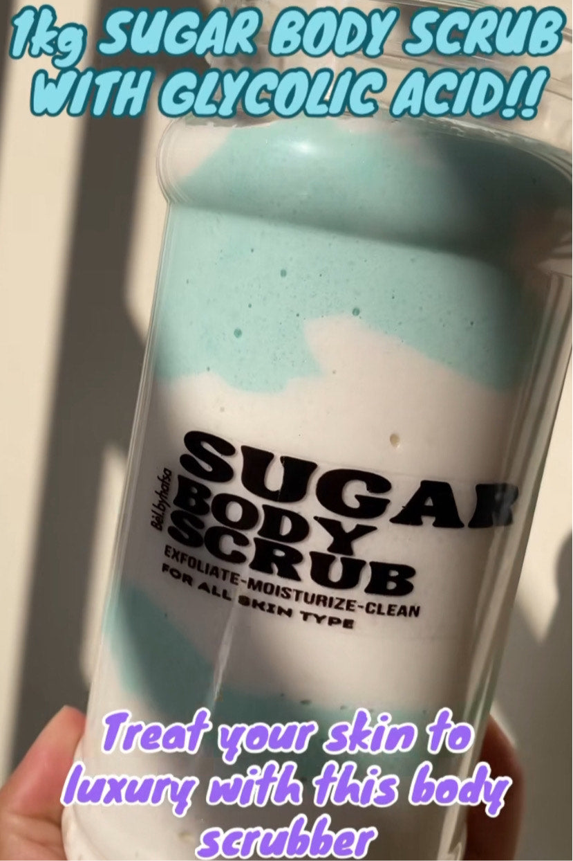 Sugar Body Scrub Infused With Glycolic Acid - (01 Kg)