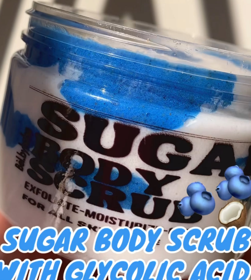 Sugar Body Scrub - (Infused with Glycolic Acid) 350g